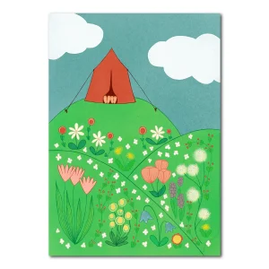 Ansichtkaart Kamperen tent