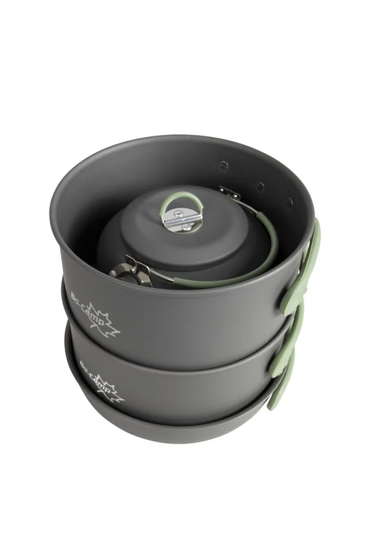 BC Pannenset Explorer 4-delig. met fluitketel - Afbeelding 2