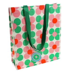 Boodschappentas Daisy groen roze