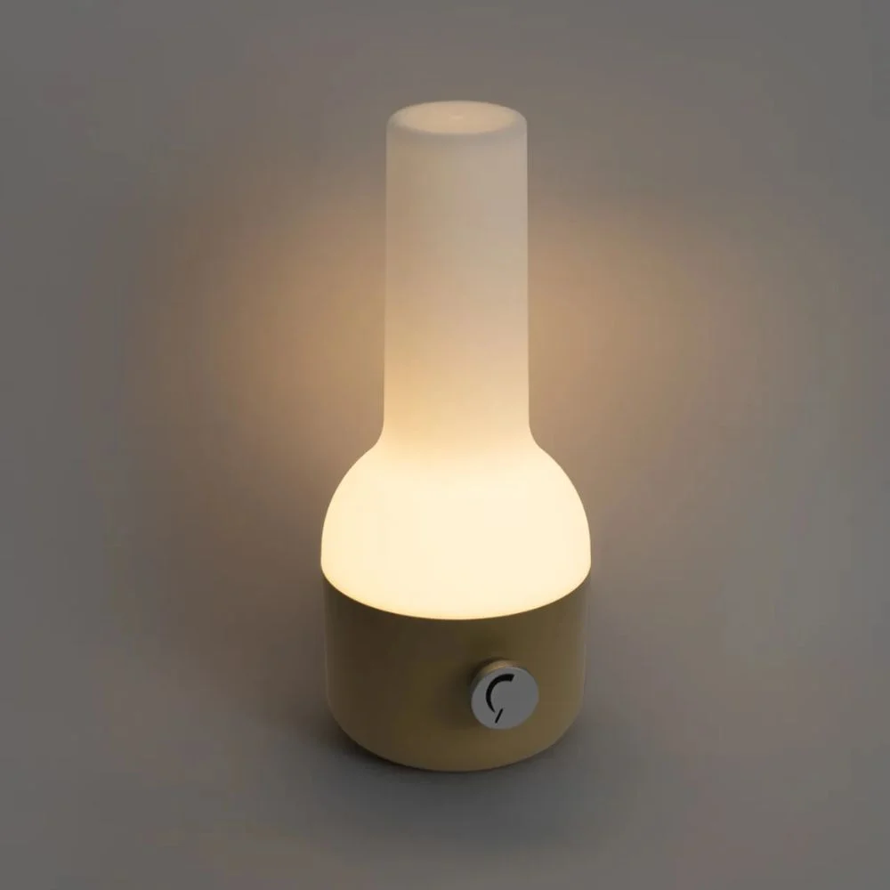 Campinglamp oplaadbaar Haard kleur goud - Afbeelding 2