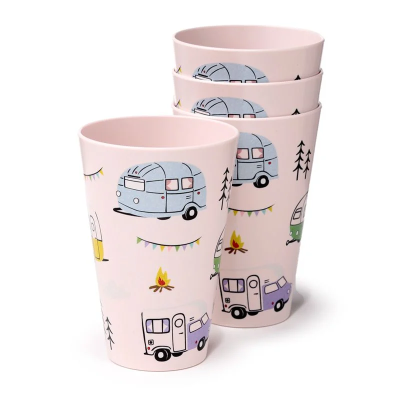 Drinkbekers campingservies Wildwood – set van 4