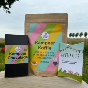 Kadoset Kampeerklets, koffie en chocolade