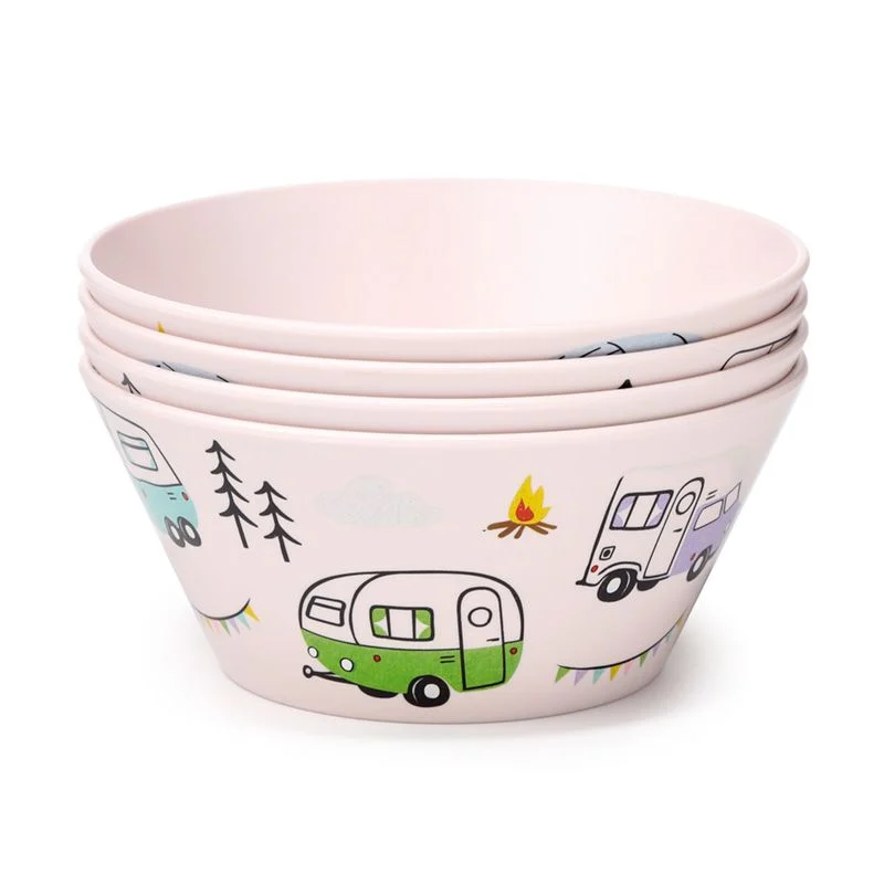 Kommen Wildwood Campingservies caravan en camper- set van 4 - Afbeelding 2