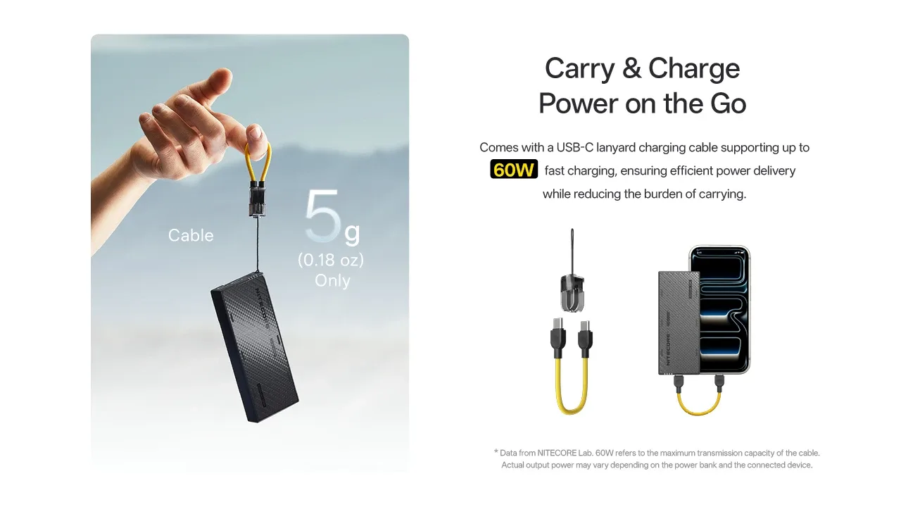 Nitecore NB10000 Gen4 Powerbank - Afbeelding 2