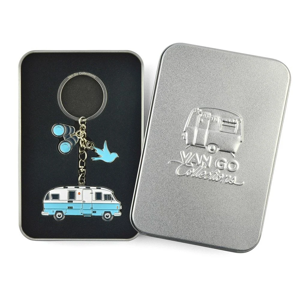 Sleutelhanger camper blauw – Van Go