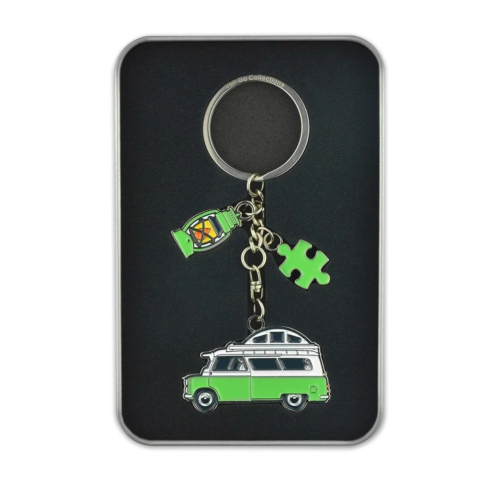 Sleutelhanger camper groen- Van Go - Afbeelding 2