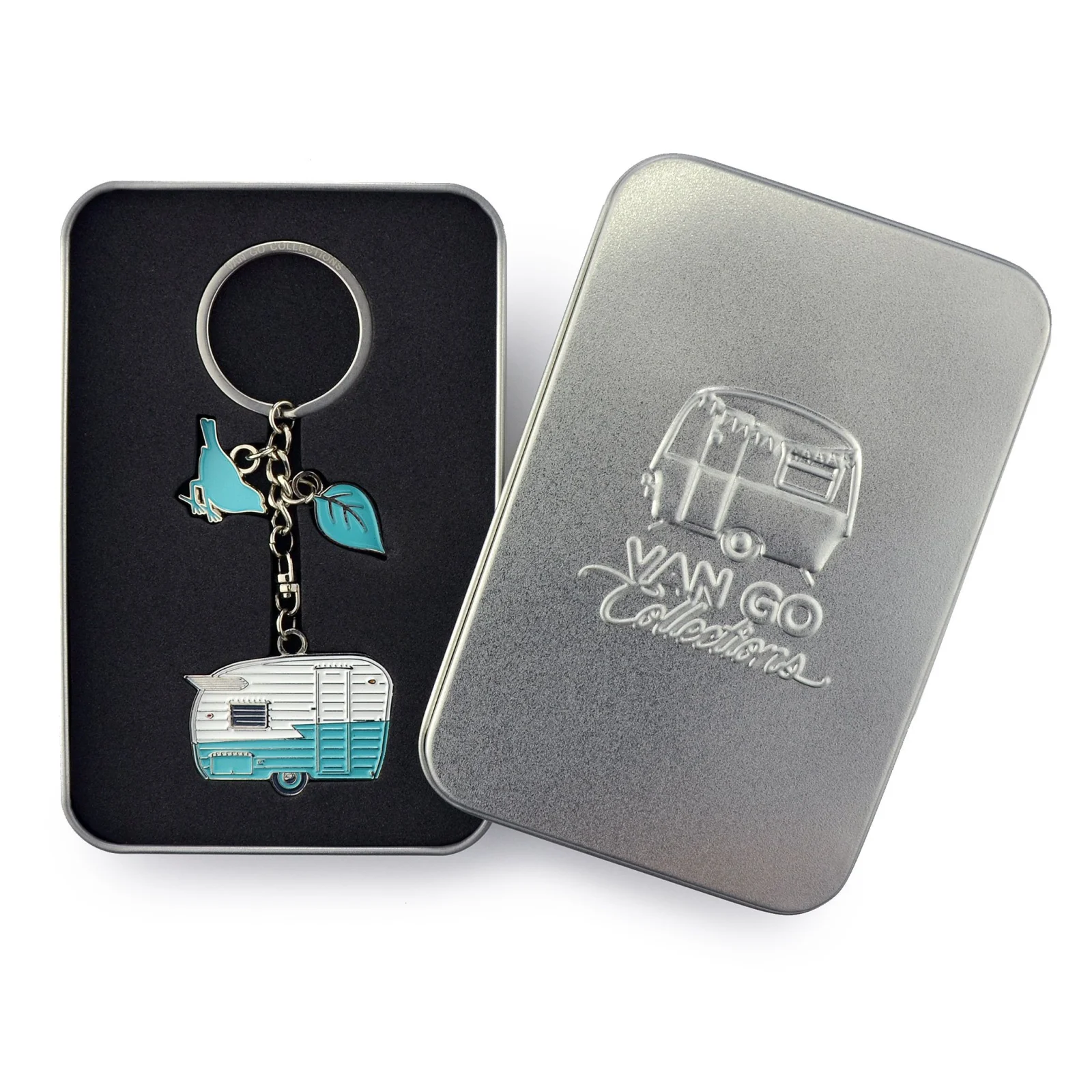 Sleutelhanger retro caravan wings