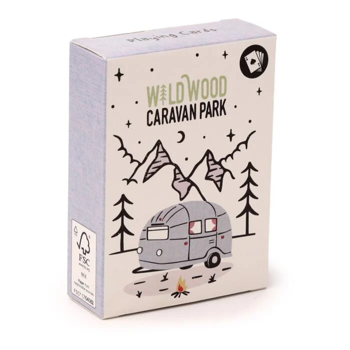 Speelkaarten kamperen Wildwood