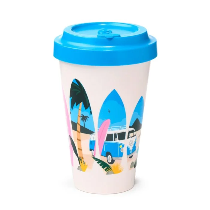 Thermosbeker – reismok Volkswagen busjes strand 400 ml