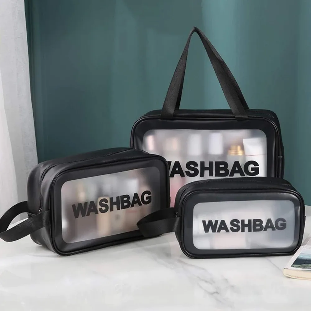 Toilettas set van 3 – Zwart - Afbeelding 2