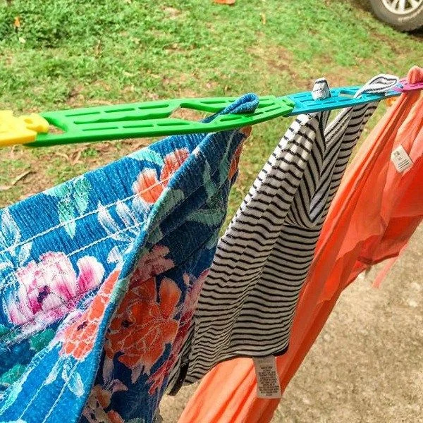 Waslijn zonder knijpers – Slide n dry - Afbeelding 2